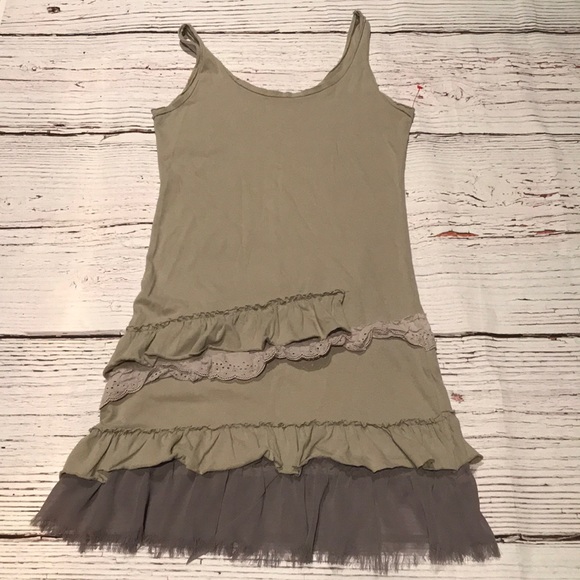 NOW $12!!! Boho Ruffle Tank Dress - Picture 3 of 4